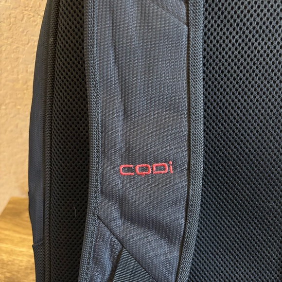 CODi Tri-Pak Nylon Laptop & School Backpack in Black Carry On - Picture 8 of 14